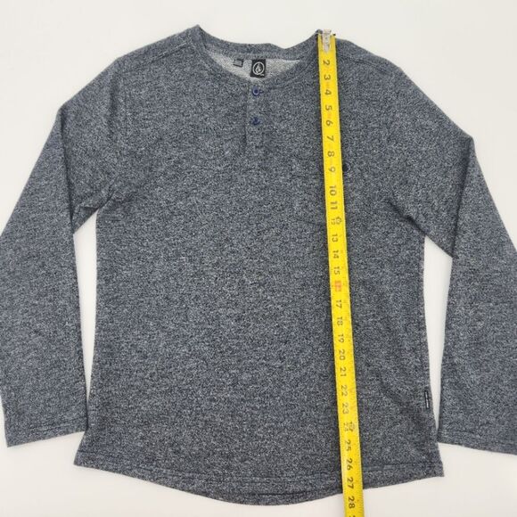 Volcom True To This Pocket Henley Shirt Top Mens Size Medium Skater Normcore - Picture 5 of 8